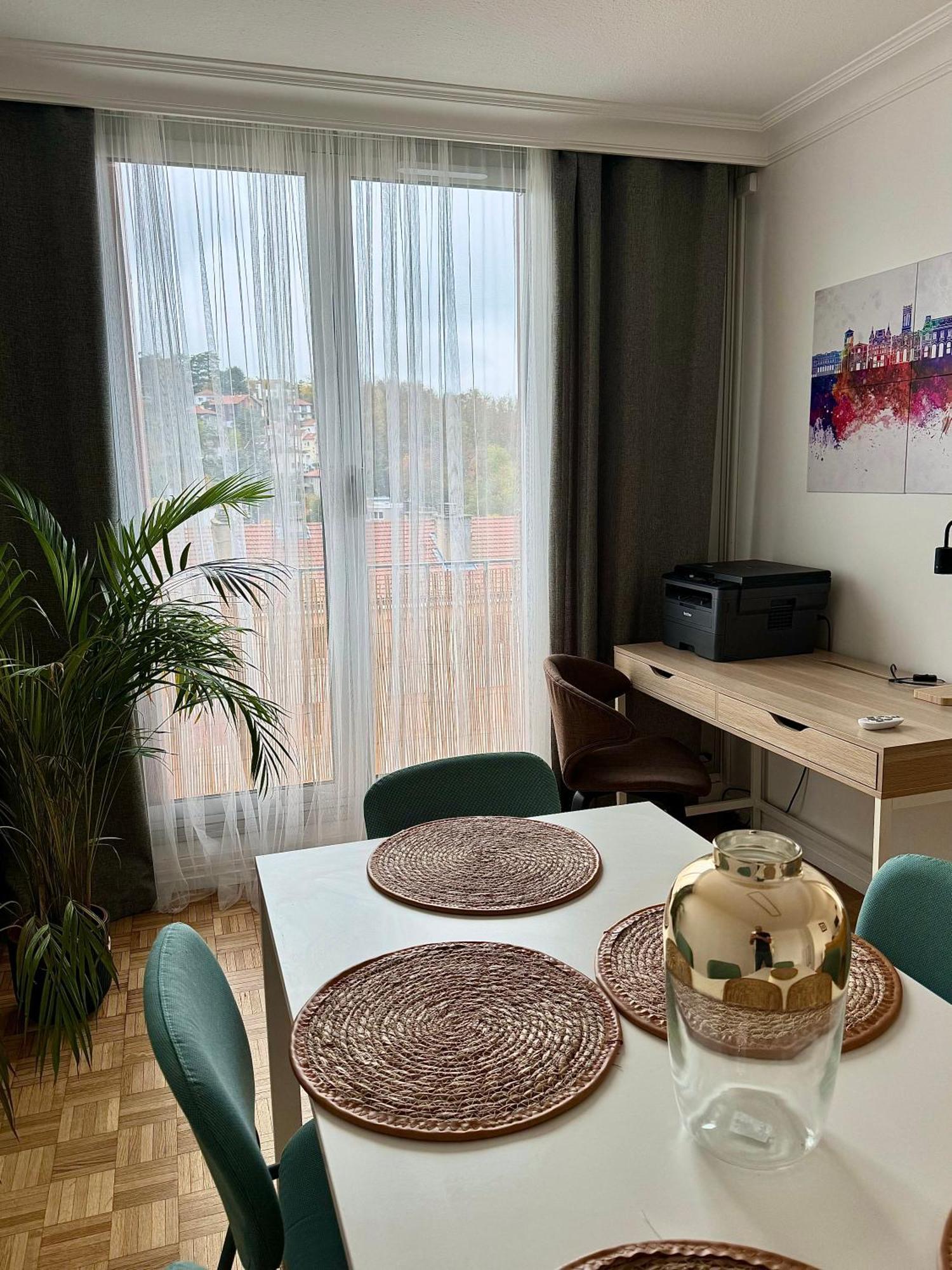 Bergson Top - Appart 80M2, 2 Grandes Chambres, Entierement Renovee Et Equipee, Lumineux, Wifi, Balcon, Calme, Vue Imprenable Saint-Etienne  Buitenkant foto