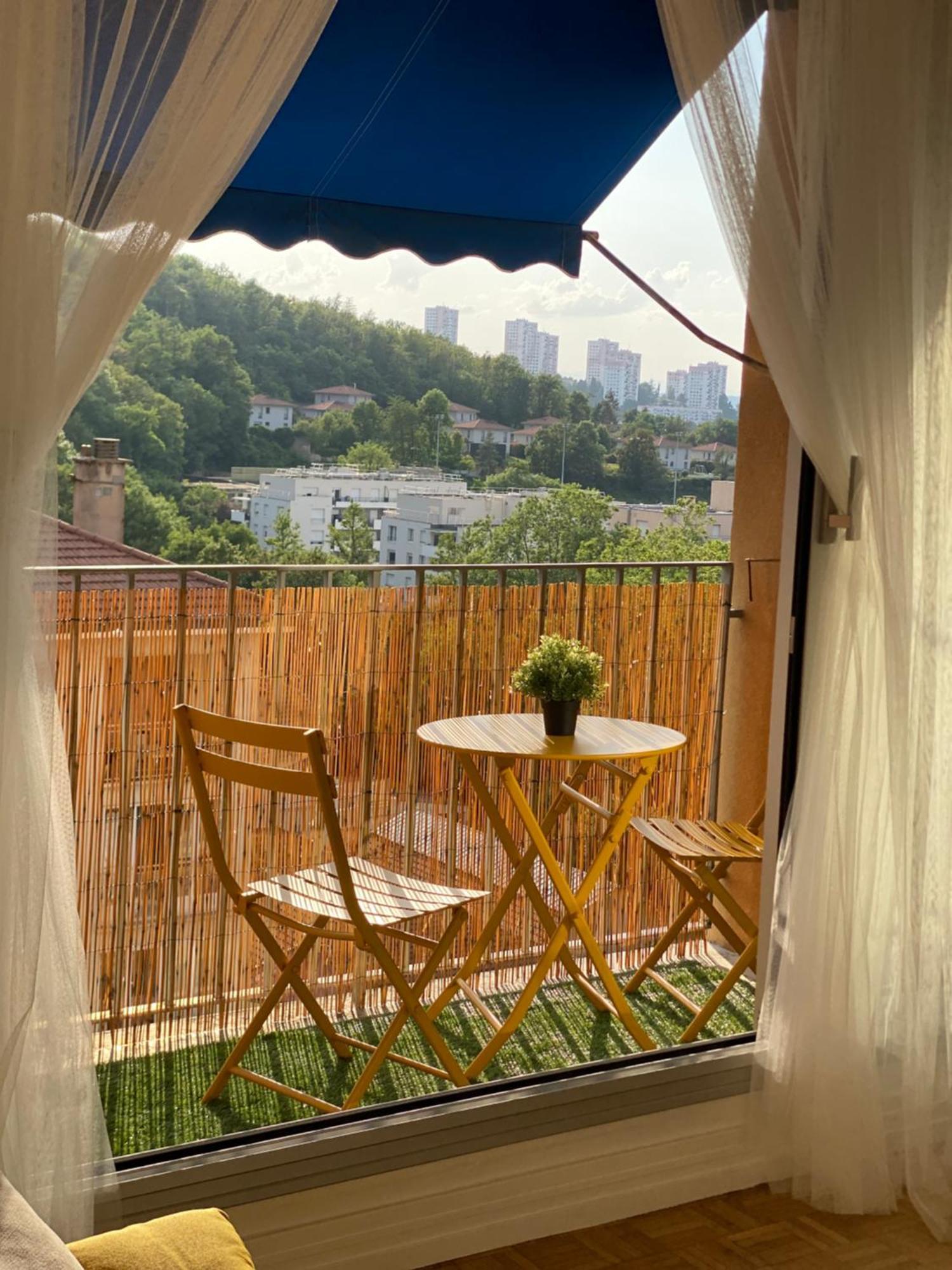 Bergson Top - Appart 80M2, 2 Grandes Chambres, Entierement Renovee Et Equipee, Lumineux, Wifi, Balcon, Calme, Vue Imprenable Saint-Etienne  Buitenkant foto