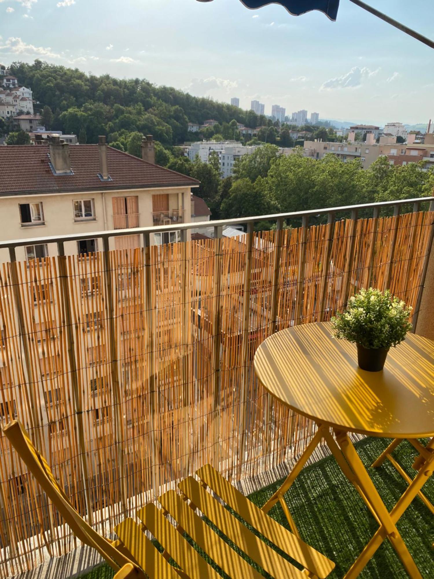 Bergson Top - Appart 80M2, 2 Grandes Chambres, Entierement Renovee Et Equipee, Lumineux, Wifi, Balcon, Calme, Vue Imprenable Saint-Etienne  Buitenkant foto